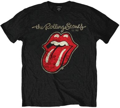 Skjorte The Rolling Stones Plastered Tongue Black XL Skjorte - 1