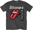 The Rolling Stones No Filter Text Charcoal Grey M T-särk