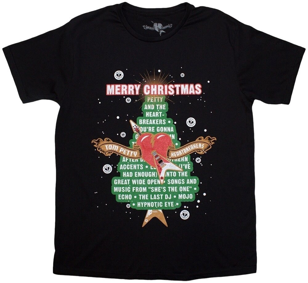 Košulja Tom Petty & The Heartbreakers Merry Christmas Black 2XL Košulja