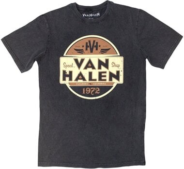 Koszulka Van Halen Koszulka Speed Shop Unisex Charcoal Grey L - 1