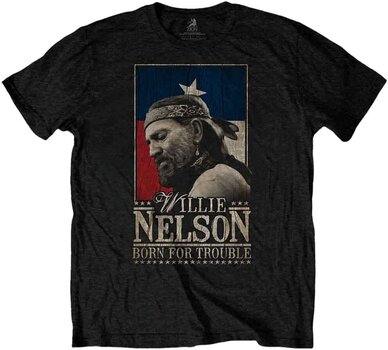 Košulja Willie Nelson Born For Trouble Black XL Košulja - 1