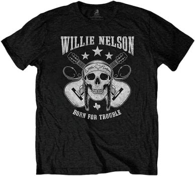 Tricou Willie Nelson Skull Black 2XL Tricou - 1