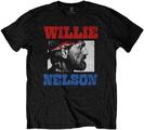 Willie Nelson Stare Black 2XL Camiseta de manga corta