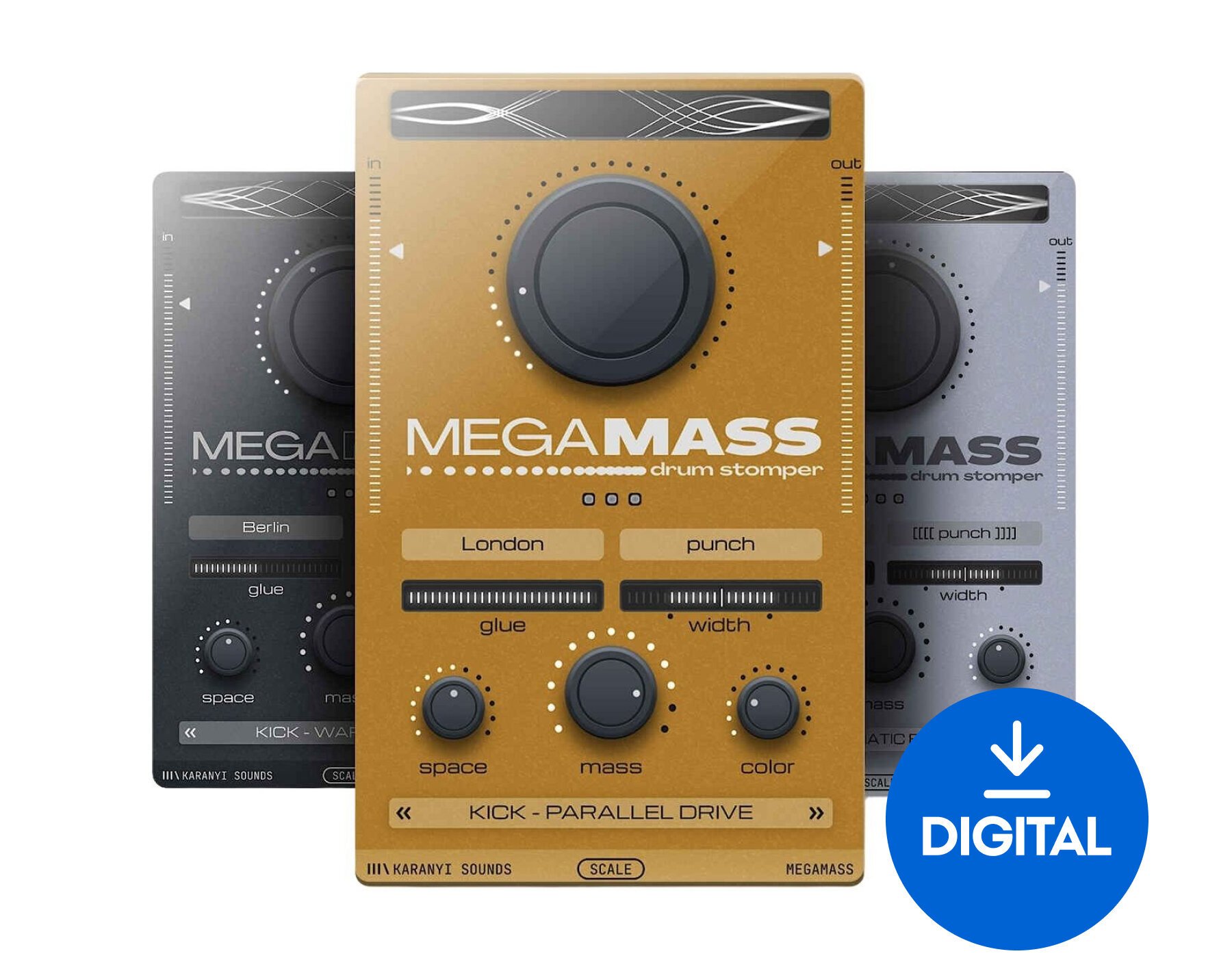 Studijski software plug-in efekt Karanyi Sounds Megamass (Digitalni izdelek)