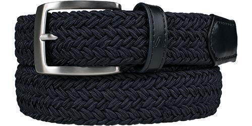 Golf pasek Alberto Belt Basic Braided Mens Navy 85 cm 85 Golf pasek - 1