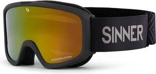Skibriller Sinner Duck Mountain Kids Matte Black/Red Mirror 25/26