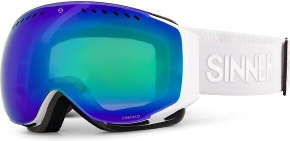 Skijaške naočale Sinner Emerald Matte White/Blue Mirror Skijaške naočale - 1