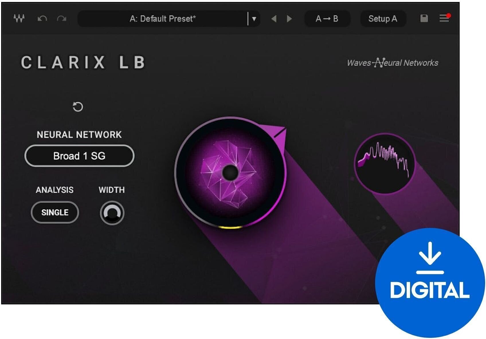 Software Plug-In FX Processor Waves Clarix LB (Digital product)