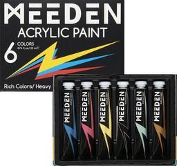 Akrylová barva Meeden 34.1285 Sada akrylových barev Iridescent Shades 6 x 22 ml