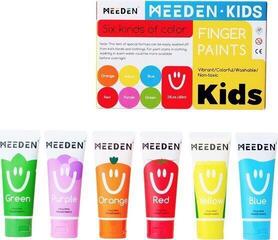 Kolor palca Meeden 34.1302 Zestaw farb do malowania palcami 6 x 60 ml