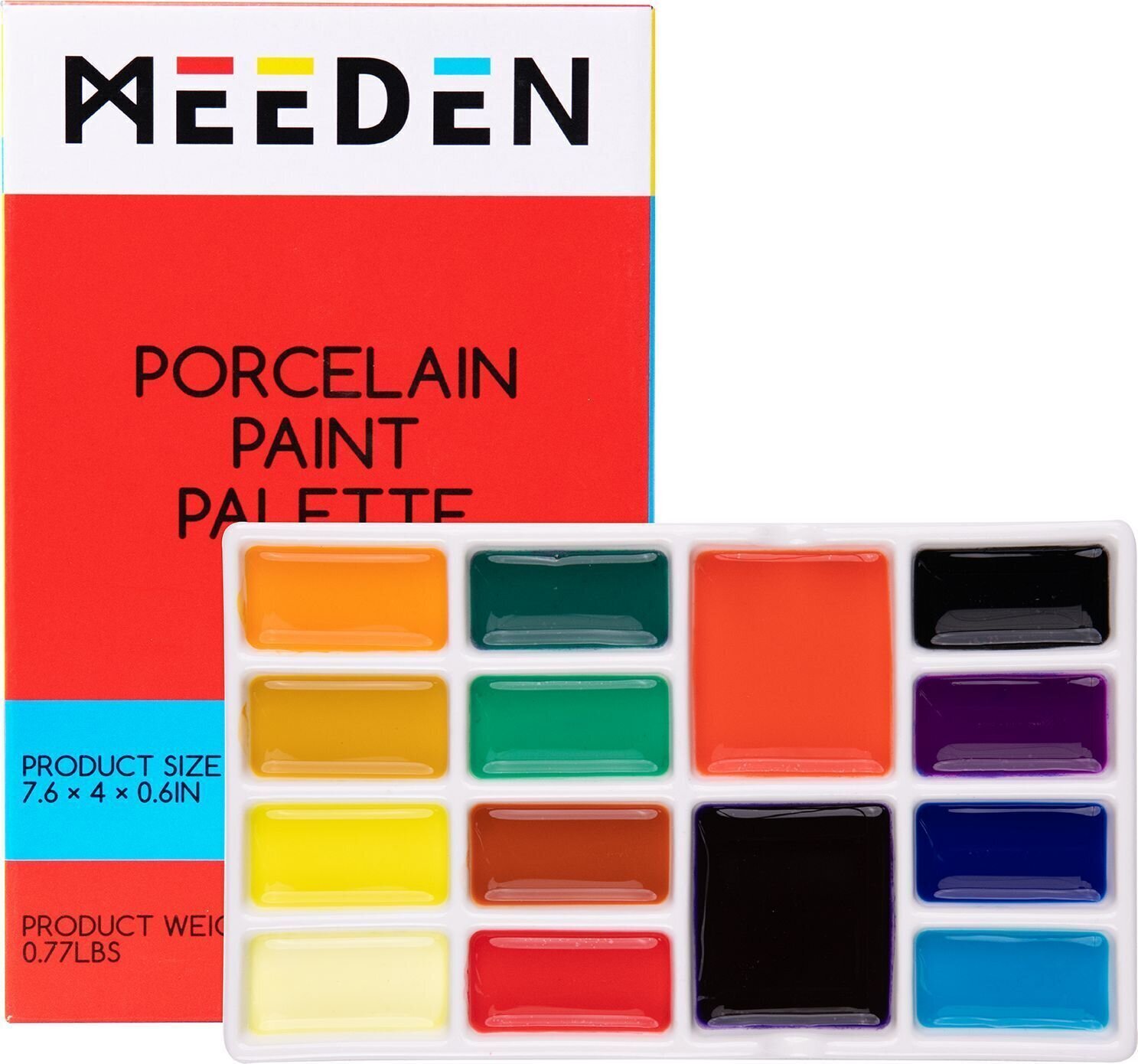 Tavolozza dei colori Meeden 34.1522 Tavolozza dei colori 10 x 19 cm 14 buche