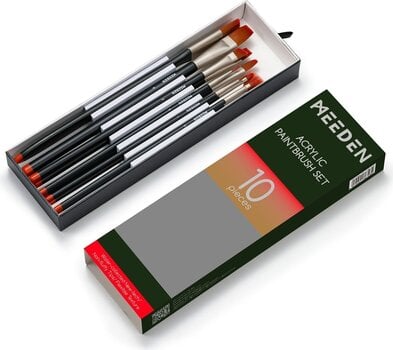 Четка за рисуване Meeden 34.1615 Комплект четки 10 бр. - 1