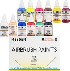 Airbrush Meeden 34.1932 Zestaw farb do aerografu 12 x 30 ml