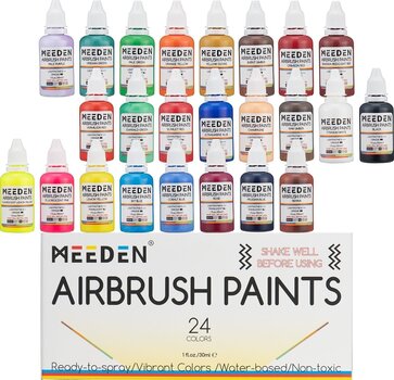 Airbrush Meeden 34.1933 Комплект бои с аерограф 24 x 30 ml - 1