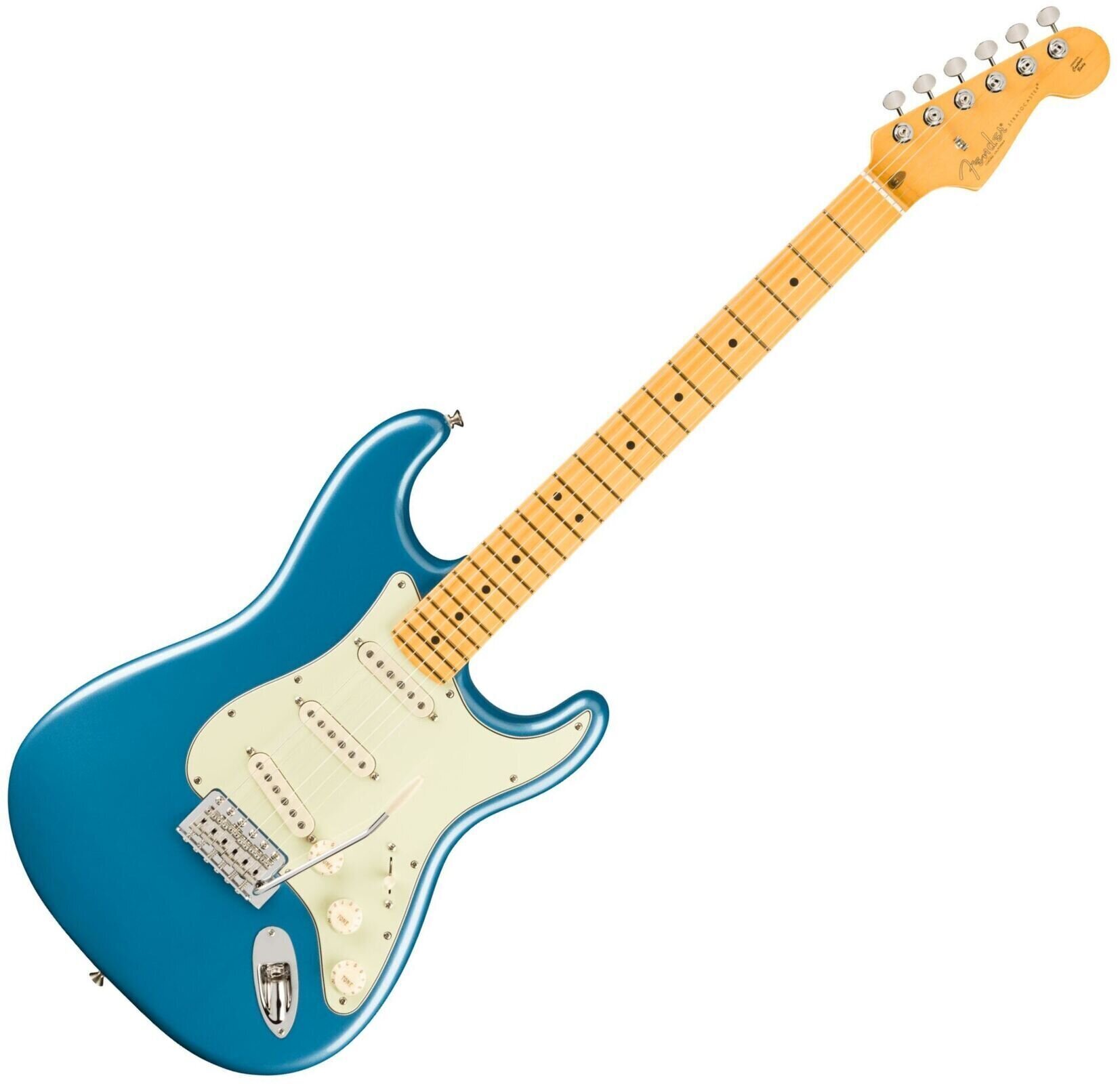 E-Gitarre Fender American Professional Classic Stratocaster MN Faded Lake Placid Blue E-Gitarre