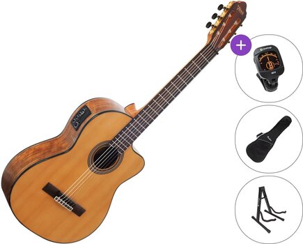 Gitara klasyczna z przetwornikiem Valencia VC564CE SET 4/4 Natural Gitara klasyczna z przetwornikiem - 1
