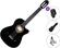 Valencia VC104TCE SET 4/4 Black Класическа китара с предусилвател