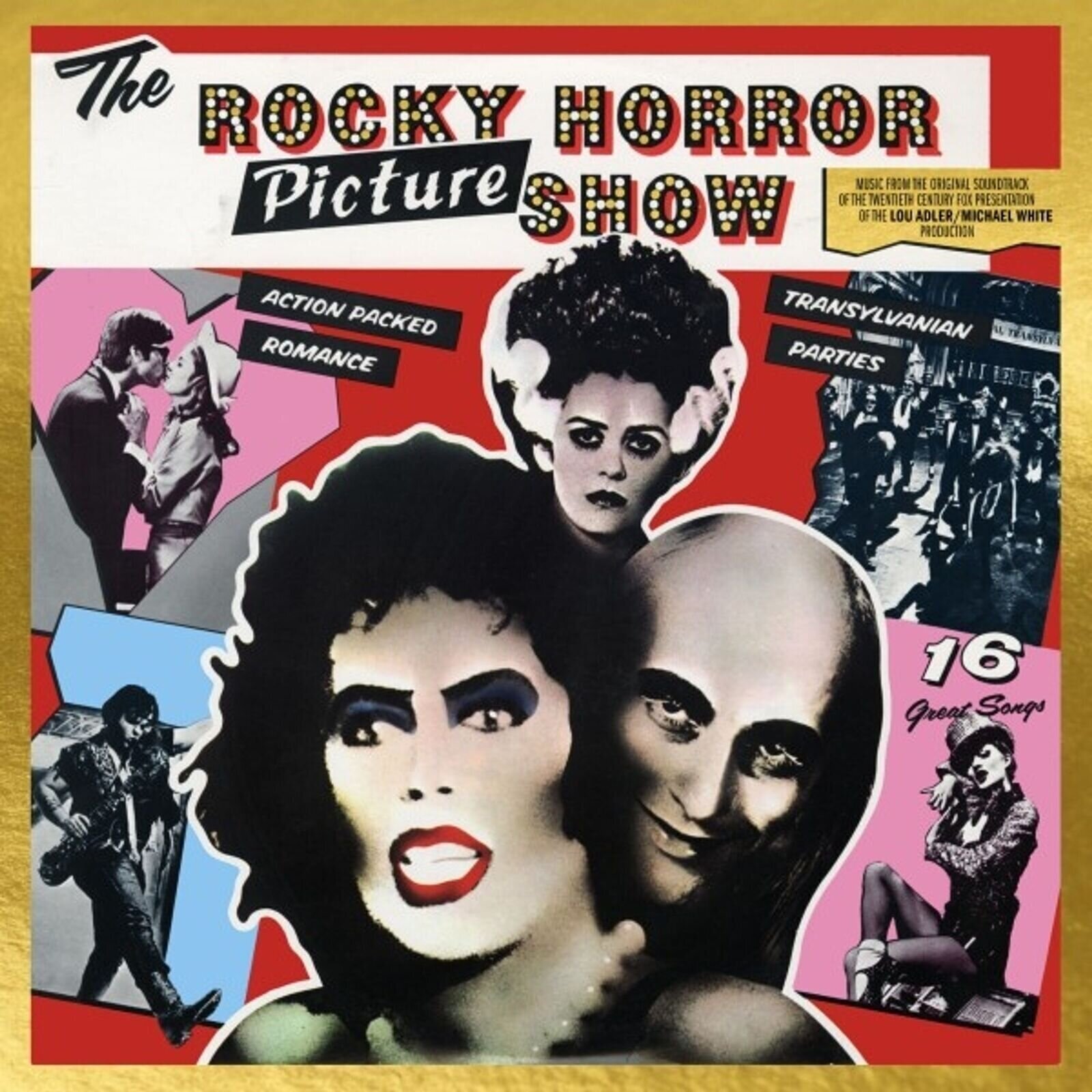 Disco de vinilo Original Soundtrack - The Rocky Horror Picture Show (Red-In-Gold Coloured) (Anniversary Edition) (LP)