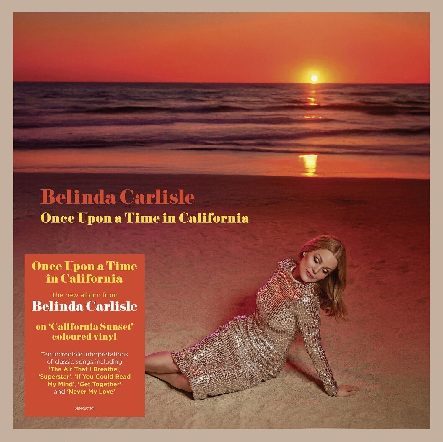 Disco de vinilo Belinda Carlisle - Once Upon A Time In California (Orange & Yellow Swirl Coloured)  (LP)