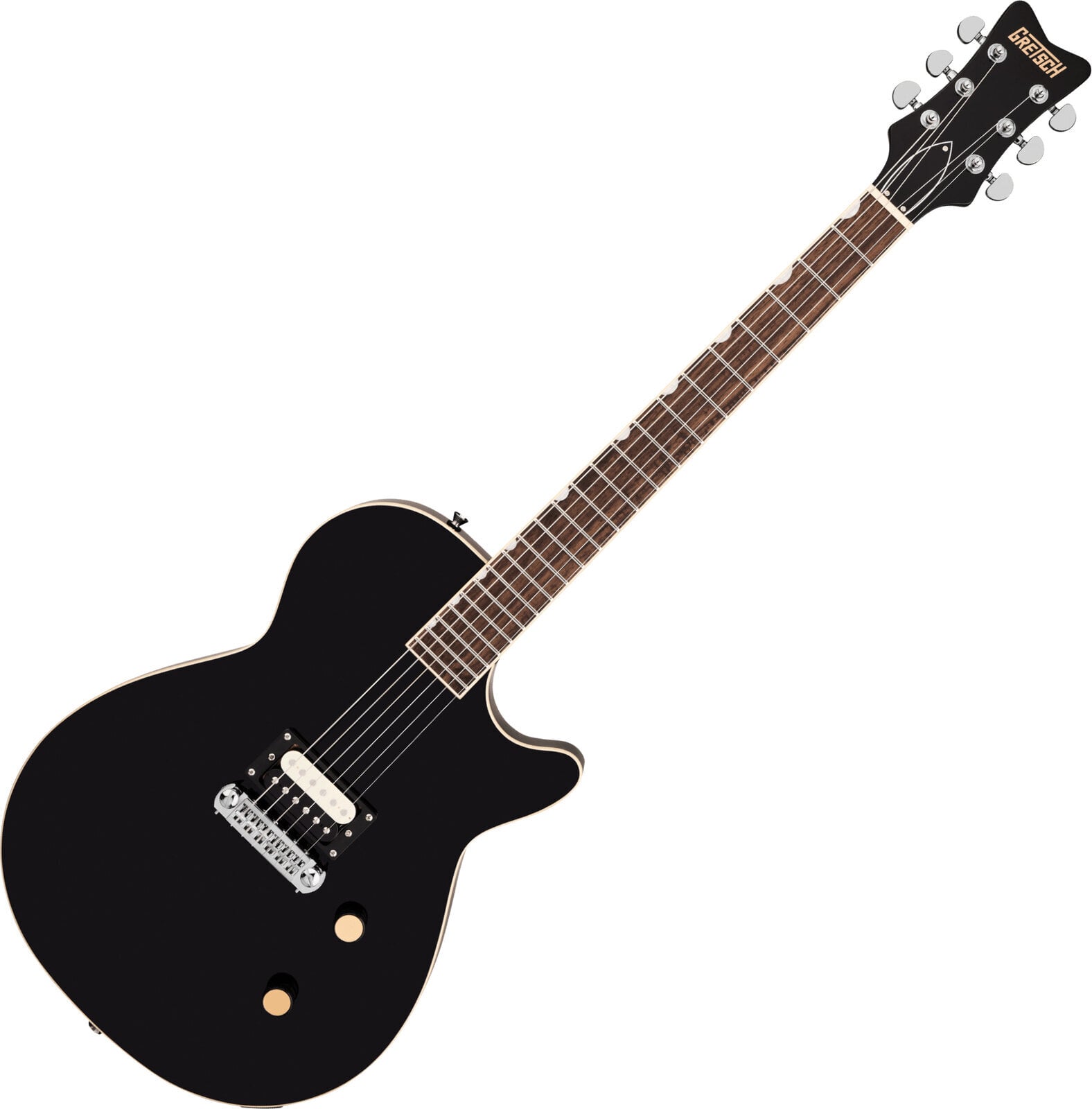 Elektrisk guitar Gretsch Streamliner Jet 1 Pickup LRL Black Elektrisk guitar