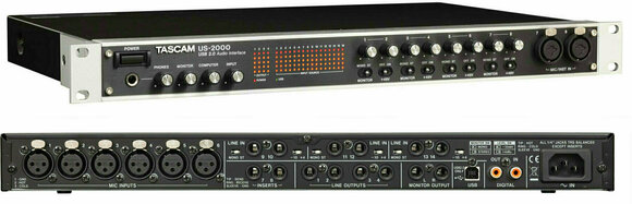 USB-audio-interface - geluidskaart Tascam US-2000 - 1