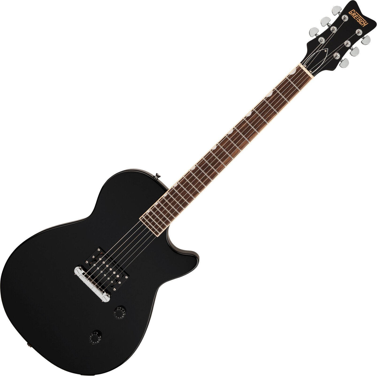 Guitarra eléctrica Gretsch Streamliner Jet Club 1 Pickup LRL Black Guitarra eléctrica