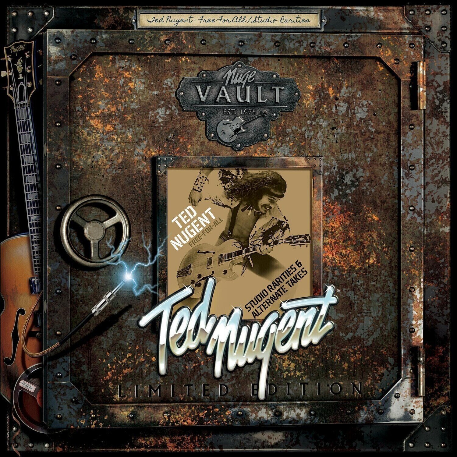 LP Ted Nugent - Nuge Vault, Vol. 1: Free-For-All (White Coloured) (LP)