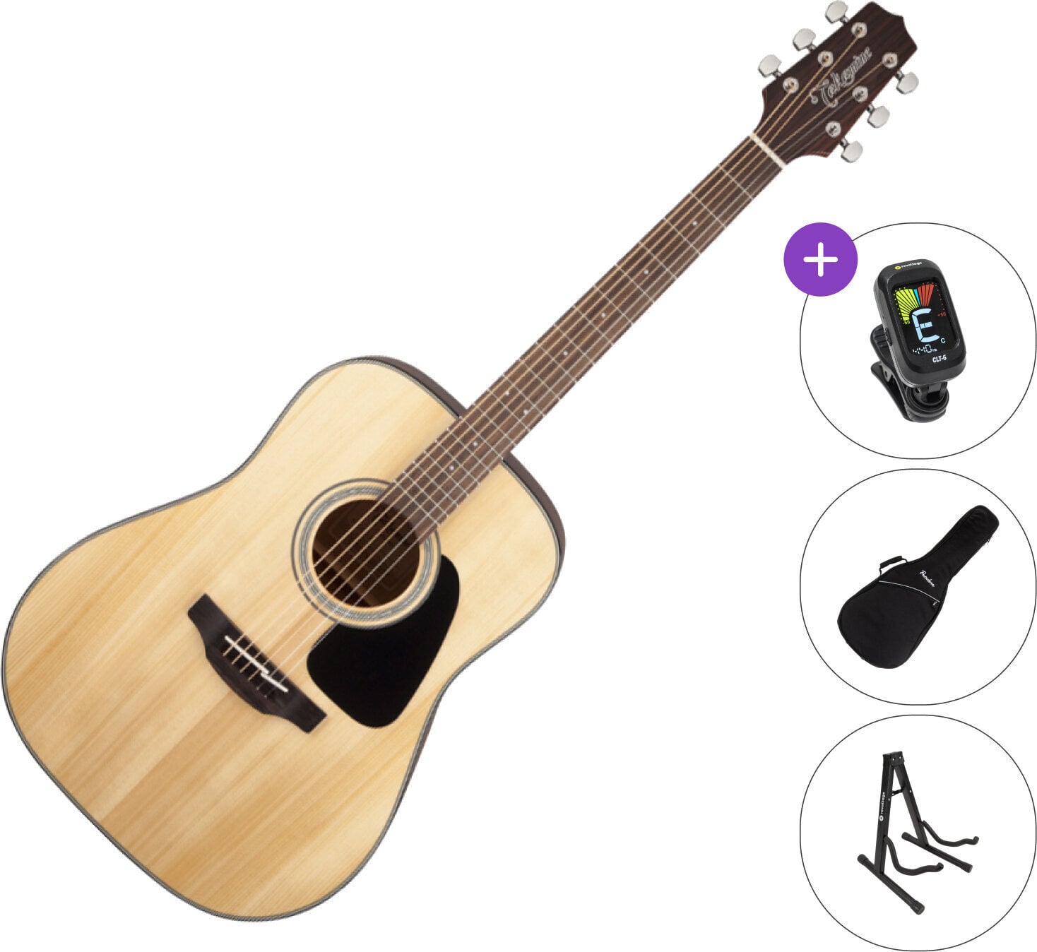 Akustická gitara Takamine GD30 SET Natural Akustická gitara
