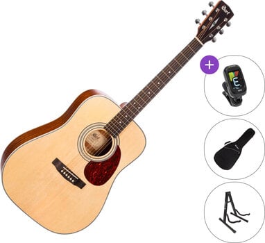 Akoestische gitaar Cort Earth 70 SET Open Pore Natural Akoestische gitaar - 1