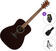 Dreadnought Guitar Yamaha F400 SET Smoky Black Dreadnought Guitar