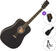 Akoestische gitaar Encore EWP-100 SET Black Akoestische gitaar