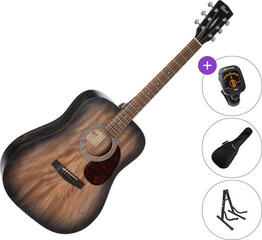 Akustická kytara Cort Earth 60M SET Open Pore Trans Black Burst Akustická kytara