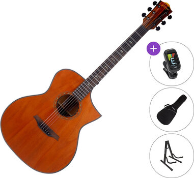Jumbo akoestische gitaar Bromo BAT4MC SET Natural Jumbo akoestische gitaar - 1