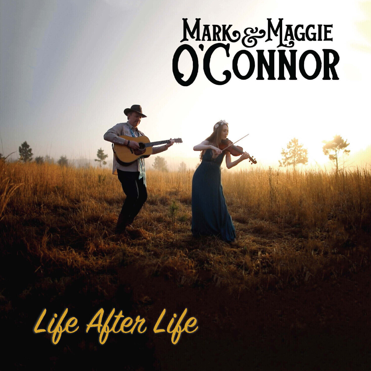 Disc de vinil Mark O'Connor & Maggie O'Connor - Life After Life (Gatefolf Sleeve) (Turquoise Coloured) (LP)