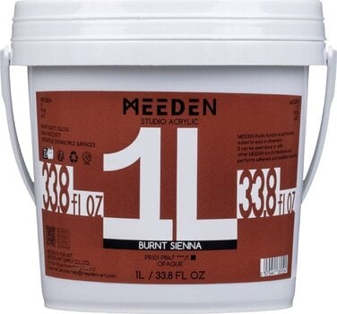 Akrylmaling Meeden 34.1211 Akrylmaling 11 Burnt Sienna 1000 ml 1 Stk. - 1