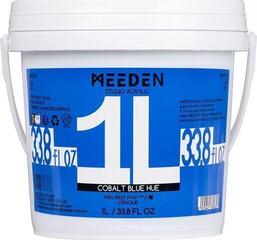 Akrilna barva Meeden 34.1220 Akrilna barva 20 Cobalt Blue Hue 1000 ml 1 kos
