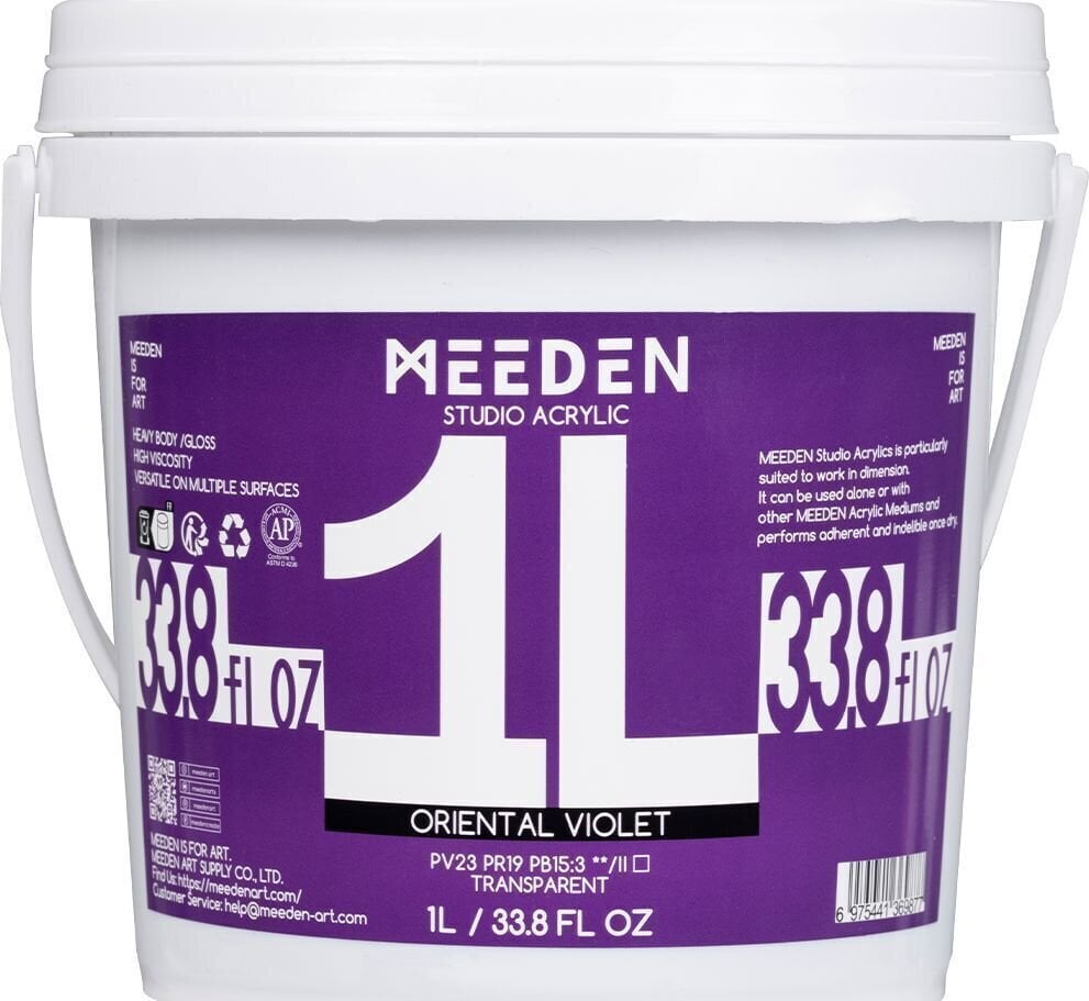 Acrylfarbe Meeden 34.1222 Acrylfarbe 22 Oriental Violet 1000 ml 1 stk