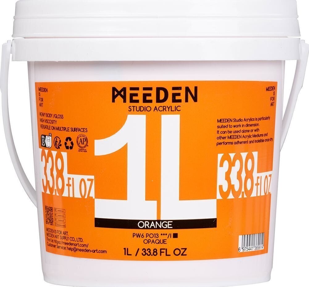 Meeden 34.1225 Akrylová barva 25 Orange 1000 ml 1 ks