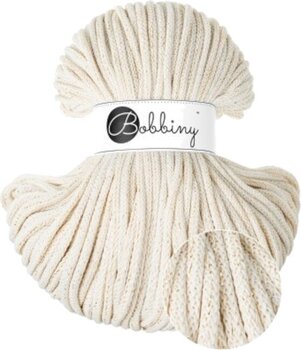 Cord Bobbiny Premium Macrame Cord 5 mm 100 m Shiny Natural Cord - 1
