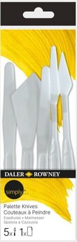 Paletės peilis Daler Rowney Simply Set Of 5 Plastic Spatulas - 1