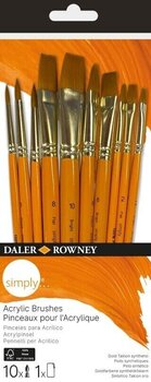Pincel de pintura Daler Rowney Simply Conjunto de pincéis 10 Unidades - 1