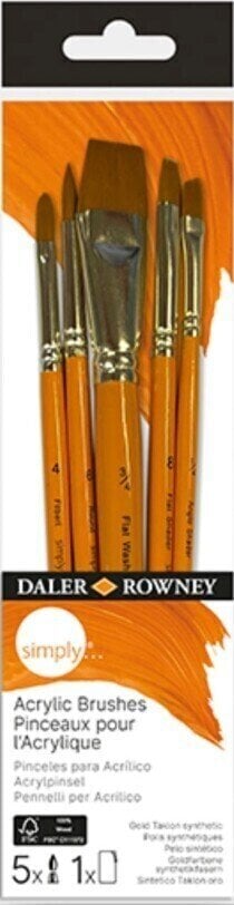 Četkica Daler Rowney Simply Комплет четкица 5 Ком