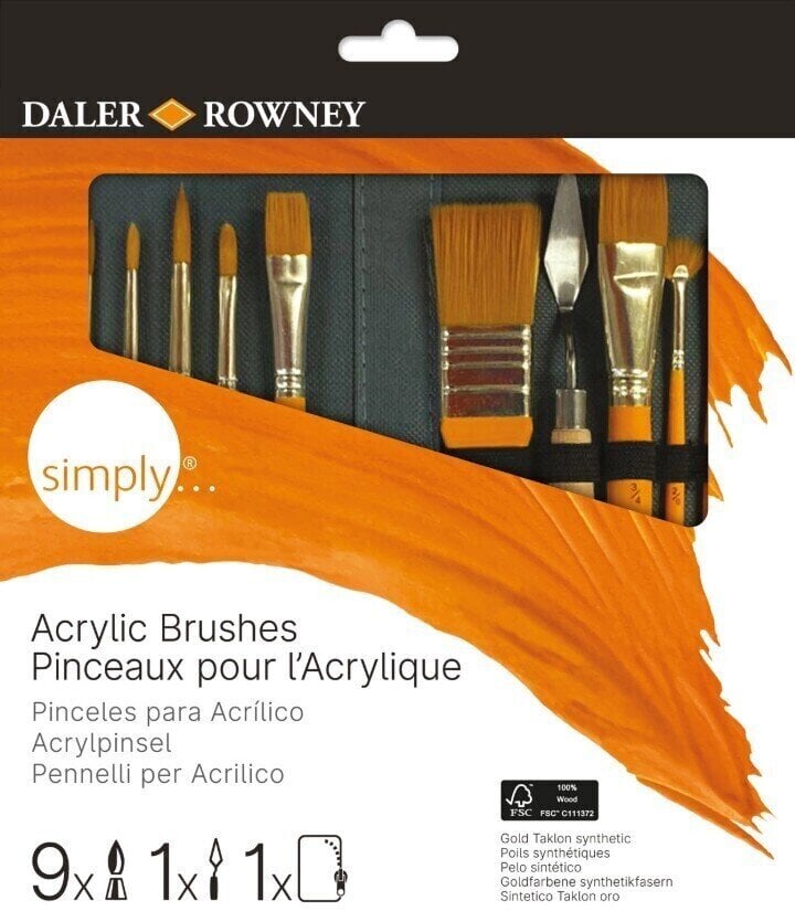 Daler Rowney Simply Sada štětců 10 ks