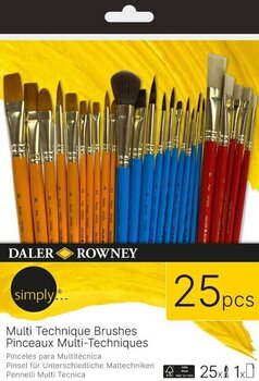 Pennello Daler Rowney Simply Set di pennelli 25 pezzi - 1