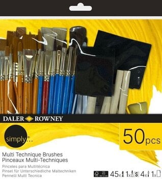 Четка за рисуване Daler Rowney Simply Комплект четки 50 бр. - 1