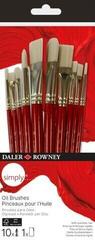 Malířský štětec Daler Rowney Simply Sada štětců 10 ks