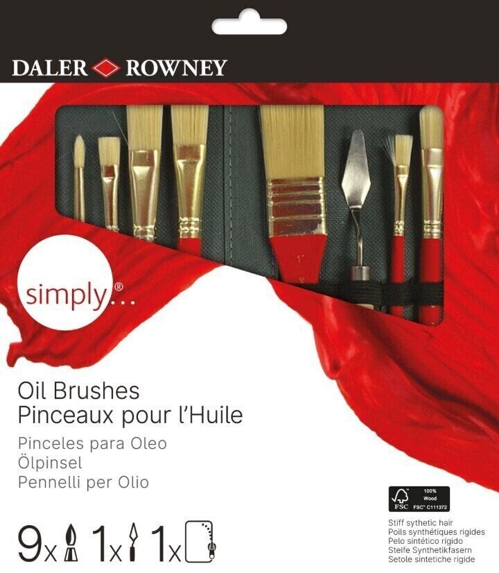 Daler Rowney Simply Sada štětců 10 ks