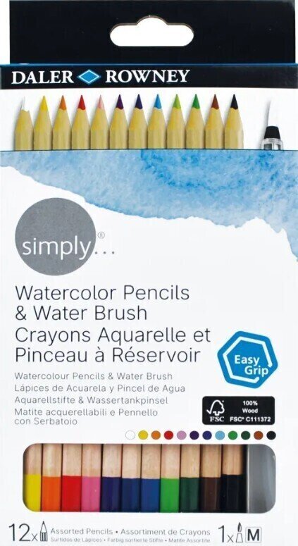Aquarellstift Daler Rowney Simply Aquarellstifte Set 12 stk