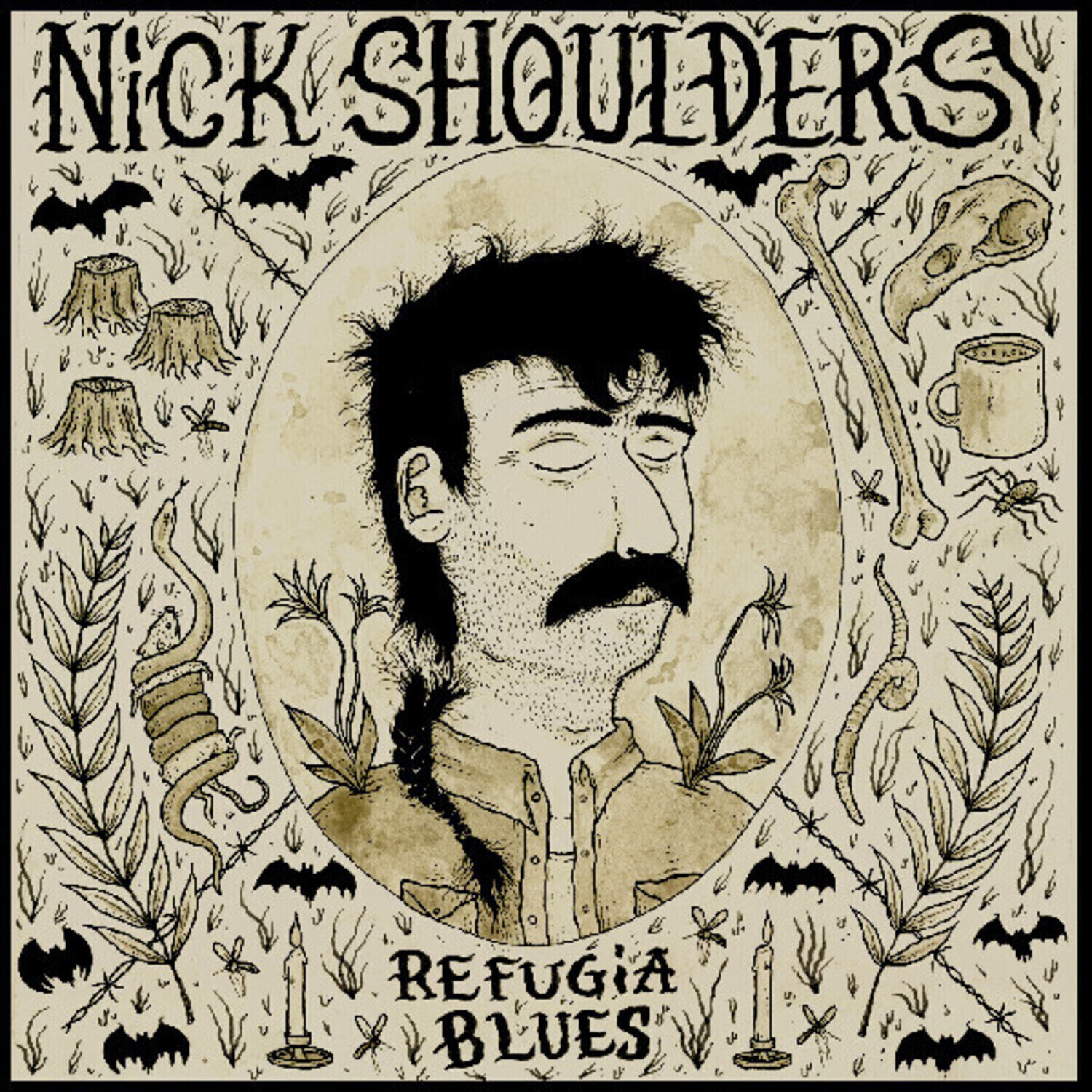 Disc de vinil Nick Shoulders - Refugia Blues (Indie Exclusive) (Bronze Coloured) (140 g) (LP)