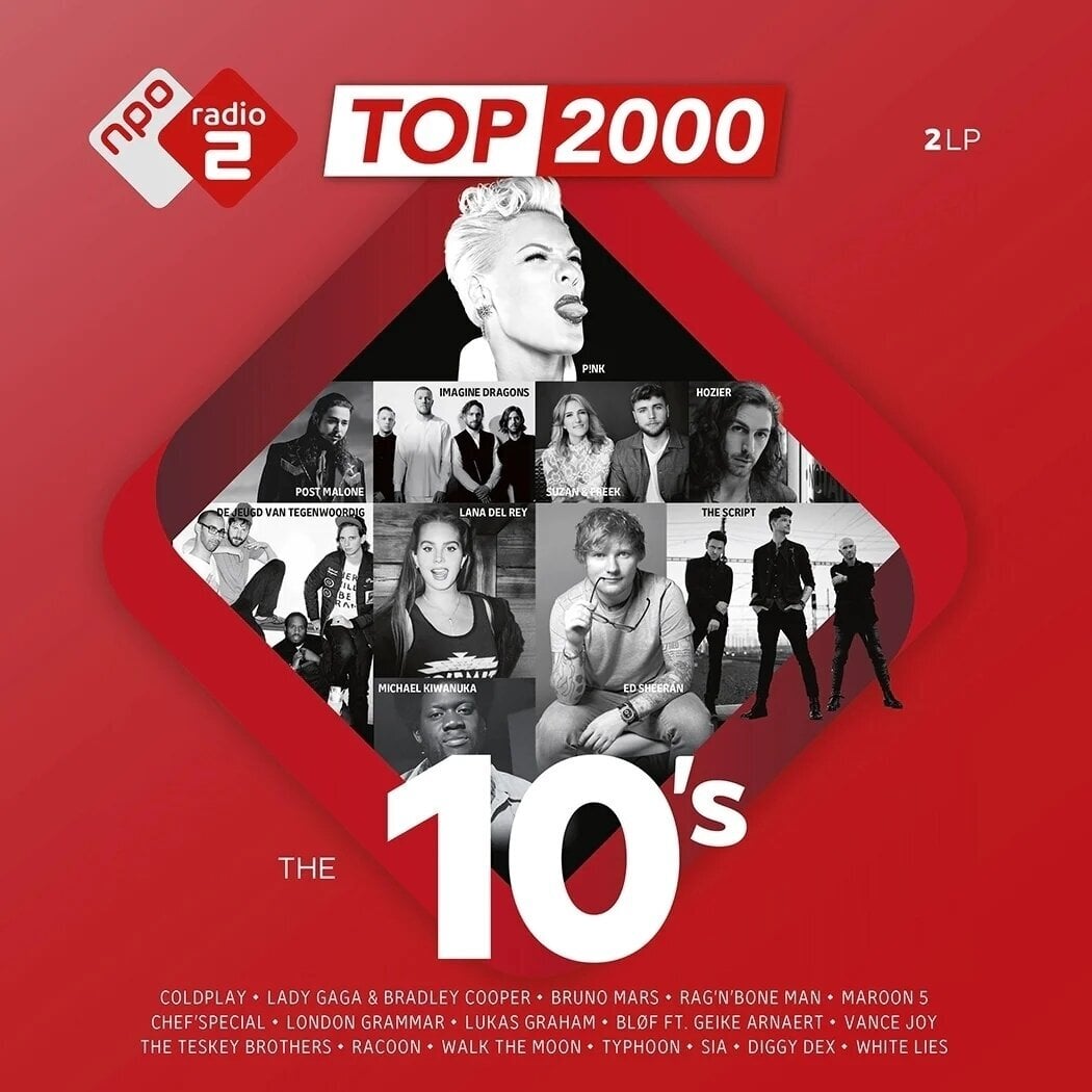Vinylplade Various Artists - Top 2000 - The 10's (Fresh Green Coloured) (180 g) (2 LP)